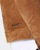 Saint Morta Suede Sherpa Jacket Tan/Cream