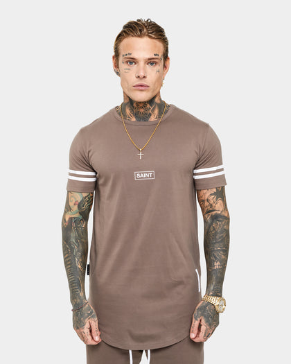 Saint Morta Minimal Sport El Duplo Short Sleeve T-Shirt Brown