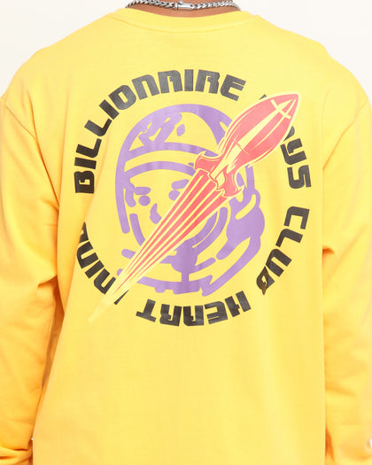Billionaire Boys Club BB Rocket Long Sleeve T-Shirt Yellow