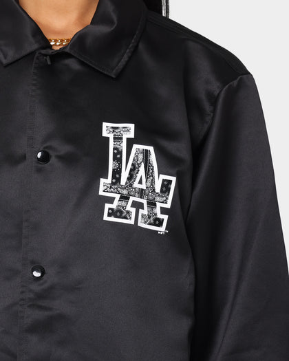 New Era Los Angeles Dodgers Paisley Coach Jacket Black