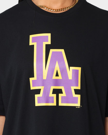 New Era Los Angeles Dodgers Oversized Crossover T-Shirt Black