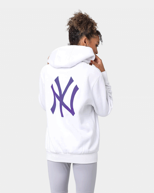 New Era New York Yankees UV Activated Hoodie White