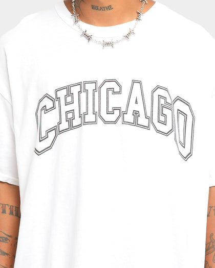 Goat Crew Chicago UV Vintage T-Shirt White