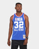 Mitchell & Ness Men's 1985 #32 Magic Johnson NBA All Star Game Swingman Away Jersey Royal