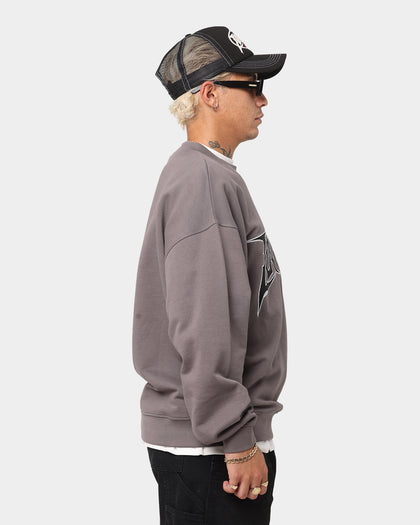 Loiter Metal Badge Crewneck Vintage Black