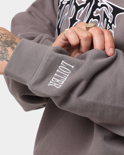 Loiter Metal Badge Crewneck Vintage Black