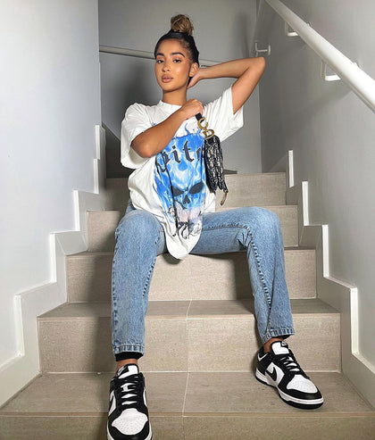 Loiter Ride Or Die Vintage T-Shirt Off White