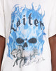 Loiter Ride Or Die Vintage T-Shirt Off White