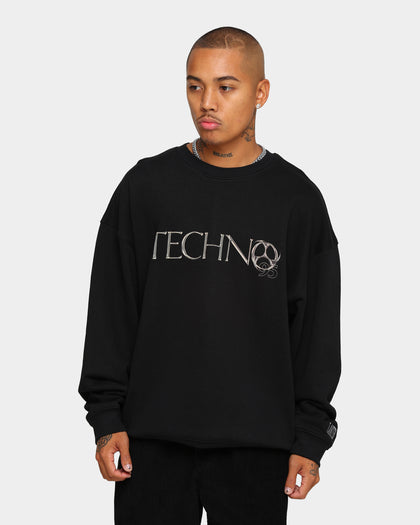 Loiter Techno Crew Neck Black