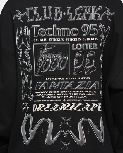 Loiter Techno Crew Neck Black