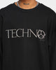 Loiter Techno Crew Neck Black