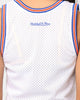 Mitchell & Ness Women's New York Knicks Mesh Crop Tank White