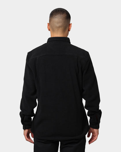 Brixton Bowery Fleece Long Sleeve Flannel Black
