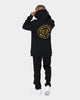 Brixton Crest II Pull Over Hoodie Black/Gold