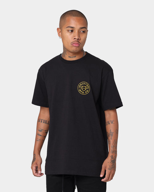 Brixton Crest II Short Sleeve T-Shirt Black/Gold