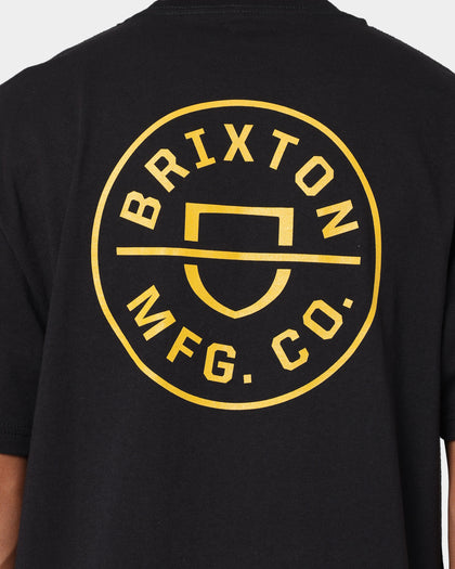 Brixton Crest II Short Sleeve T-Shirt Black/Gold