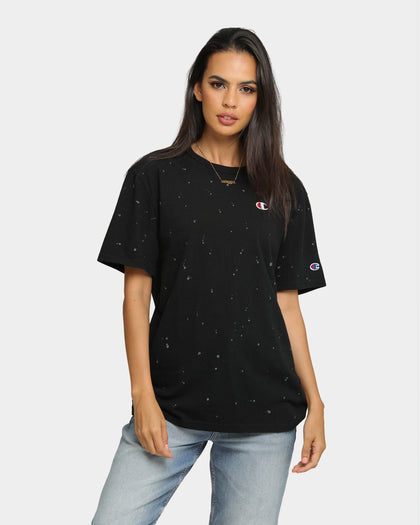 Champion Heritage Paint Splat T-Shirt Black