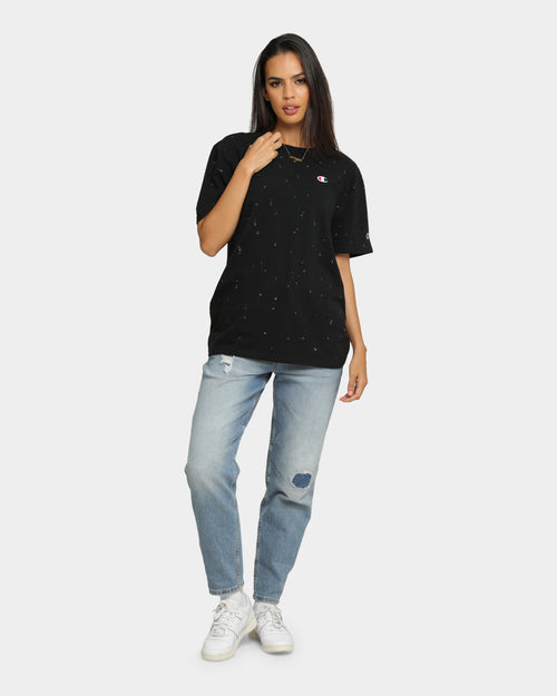 Champion Heritage Paint Splat T-Shirt Black
