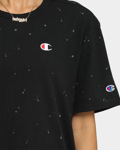 Champion Heritage Paint Splat T-Shirt Black