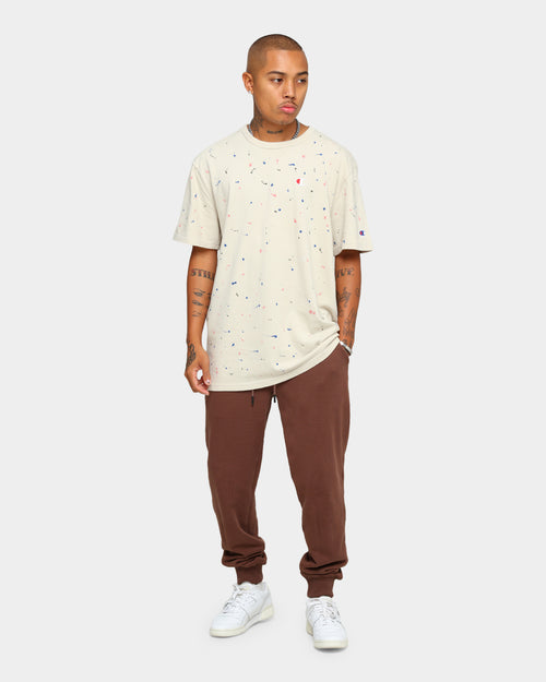 Champion Heritage Paint Splat T-Shirt Pebblestone