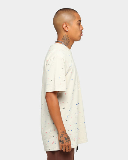 Champion Heritage Paint Splat T-Shirt Pebblestone