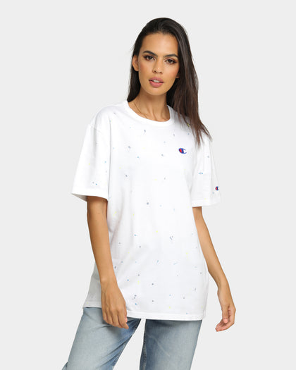 Champion Heritage Paint Splat T-Shirt White