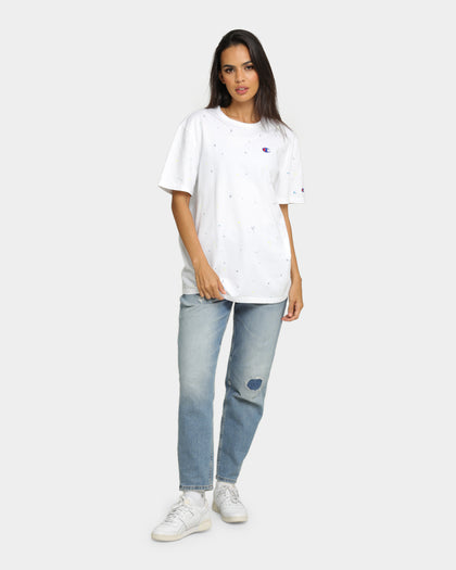 Champion Heritage Paint Splat T-Shirt White