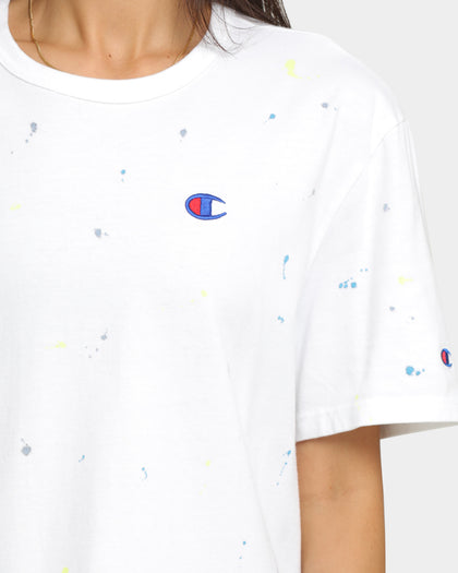Champion Heritage Paint Splat T-Shirt White