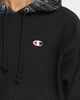 Champion Rev Weave Marble Hoodie Black
