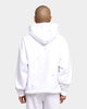 Champion Rev Weave Paint Splatter Hoodie White