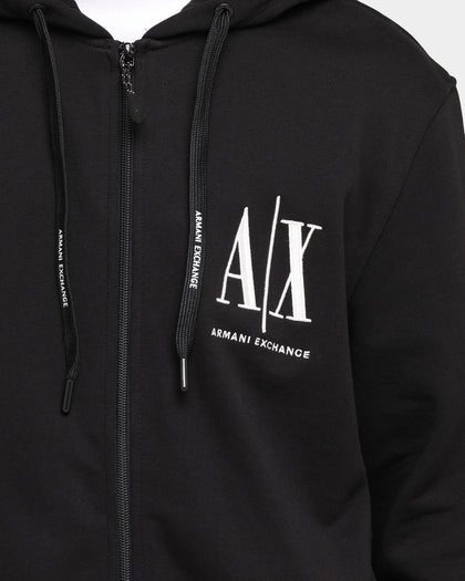 Armani Exchange Felpa Hoodie Black
