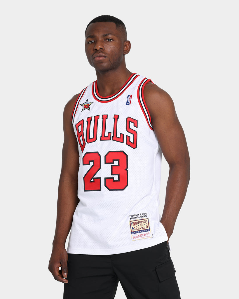 Mitchell & Ness Chicago Bulls Michael Jordan #23 Authentic NBA Jersey White