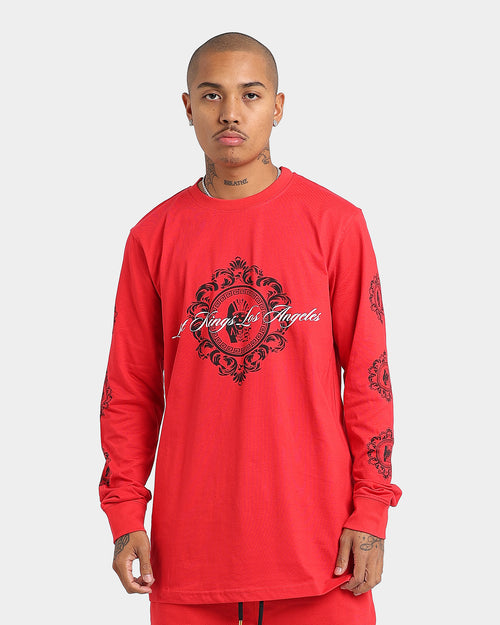 Last Kings LA Wave Long Sleeve T-Shirt Red