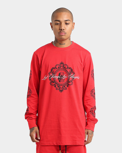 Last Kings LA Wave Long Sleeve T-Shirt Red