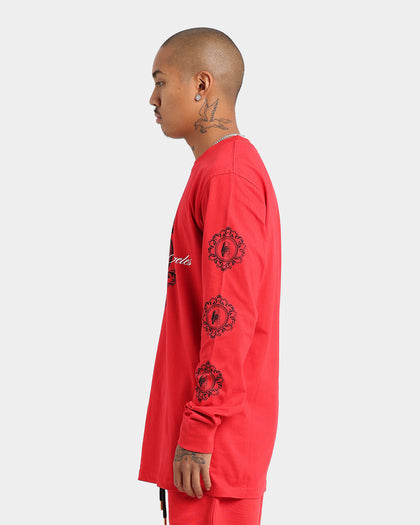 Last Kings LA Wave Long Sleeve T-Shirt Red
