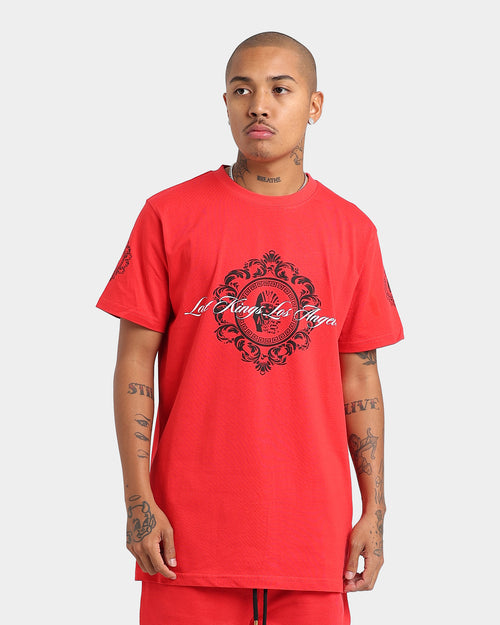 Last Kings Lavish Wave Short Sleeve T-Shirt Red