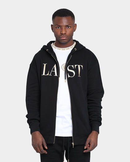 Last Kings Lavish Zip Up Hoodie Black