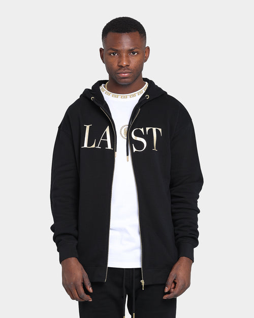 Last Kings Lavish Zip Up Hoodie Black