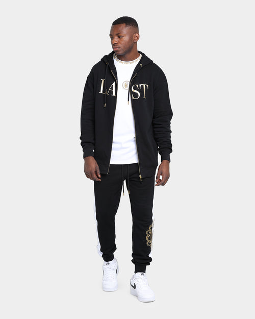 Last Kings Lavish Zip Up Hoodie Black
