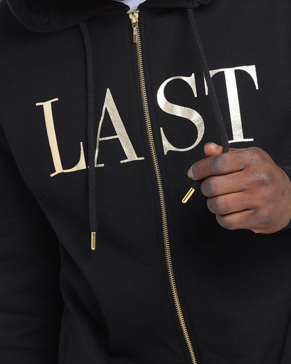 Last Kings Lavish Zip Up Hoodie Black