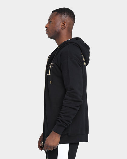 Last Kings Lavish Zip Up Hoodie Black