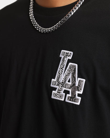 New Era Los Angeles Dodgers Snake Oversized T-Shirt Black