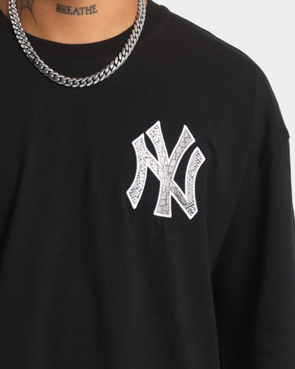 New Era New York Yankees Snake Oversized T-Shirt Black