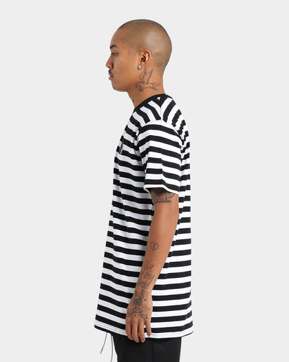 Last Kings Tut Stripe Short Sleeve T-Shirt White