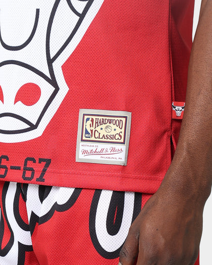 Mitchell & Ness Chicago Bulls Blown Out Jersey Red