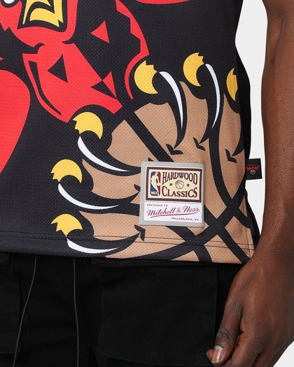 Mitchell & Ness Atlanta Hawks Blown Out Jersey Black