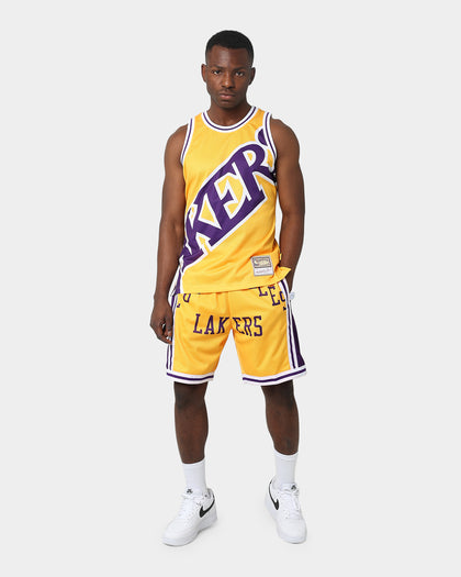 Mitchell & Ness Los Angeles Lakers Blown Out Jersey Gold