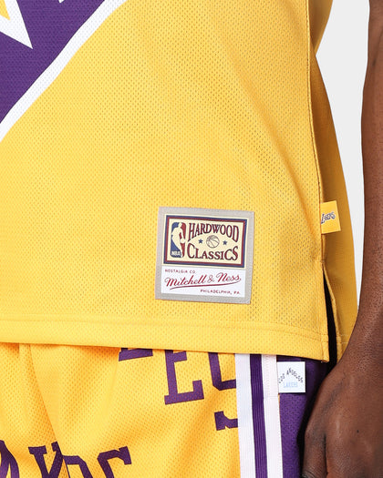 Mitchell & Ness Los Angeles Lakers Blown Out Jersey Gold