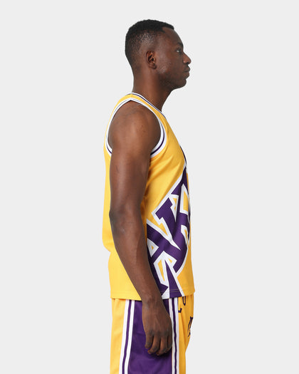 Mitchell & Ness Los Angeles Lakers Blown Out Jersey Gold