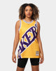Mitchell & Ness Los Angeles Lakers Blown Out Jersey Gold